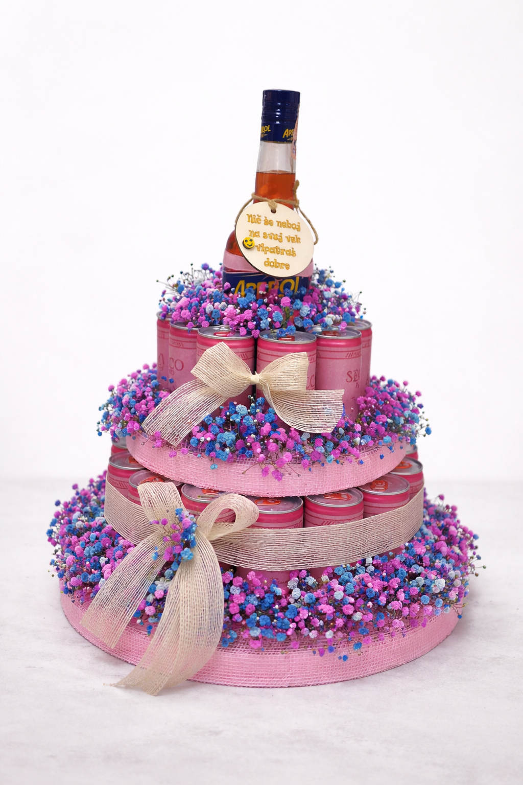 Darčekové aranžmá z nápojov